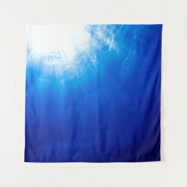 Below beneath blue deep dive tapestry (Front)