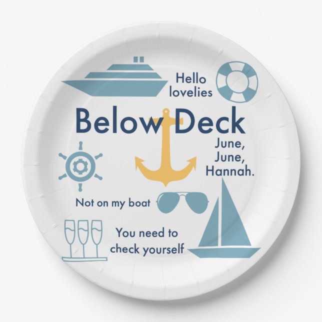 Below Deck Paper Plates (Front)