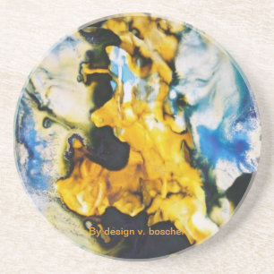 BELOW GLASS COASTER