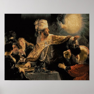 Belshazzar's Feast c.1636-38 Poster