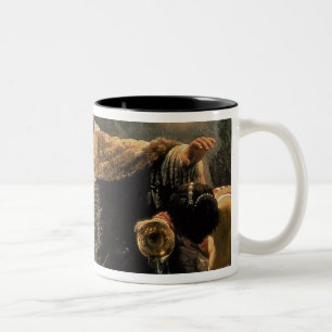 Belshazzar's Feast c.1636-38 Two-Tone Coffee Mug
