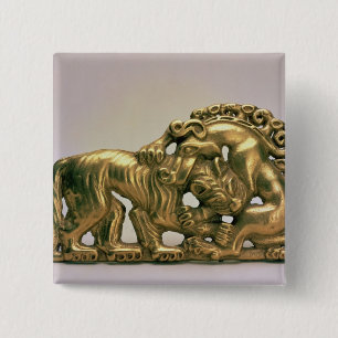 Belt buckle, from a Siberian collection of Peter 15 Cm Square Badge