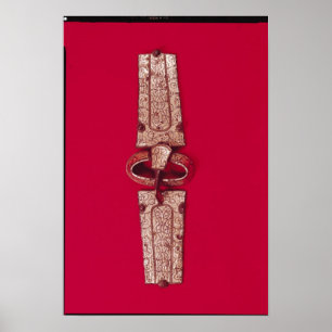 Belt buckle, from the cemetery poster