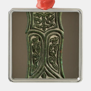 Belt buckle metal tree decoration