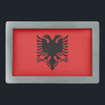 Belt Buckle with Flag of Albania<br><div class="desc">Elegant Belt Buckle with Flag of Albania. This product its customisable.</div>