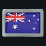 Belt Buckle with Flag of Australia<br><div class="desc">Make a bold statement with our exclusive belt buckle featuring the flag of Australia! Crafted with meticulous attention to detail, this belt buckle is more than just a fashion accessory; it’s a celebration of Australia’s heritage and cultural pride. The striking design prominently displays the iconic Australian flag, making this buckle...</div>