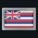 Belt Buckle with Flag of Hawaii State<br><div class="desc">Add a vibrant touch of Hawaiian spirit to your attire with our exclusive belt buckle featuring the flag of Hawaii! Crafted with meticulous attention to detail, this belt buckle is more than just functional; it's a celebration of Hawaiian heritage and island pride. The bold design proudly showcases the iconic elements...</div>