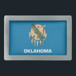 Belt Buckle with Flag of Oklahoma State<br><div class="desc">Add a vibrant touch of Oklahoma spirit to your attire with our exclusive belt buckle featuring the flag of Oklahoma! Crafted with meticulous attention to detail, this belt buckle is more than just functional; it's a celebration of Oklahoma heritage and state pride. The bold design proudly showcases the iconic elements...</div>