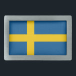 Belt Buckle with Flag of Sweden<br><div class="desc">Elevate your style with our unique belt buckle featuring the flag of Sweden! This high-quality belt buckle is not just a functional accessory; it’s a bold statement of Swedish pride. The vibrant design prominently showcases the iconic Swedish flag, making it a standout piece that allows you to express your love...</div>