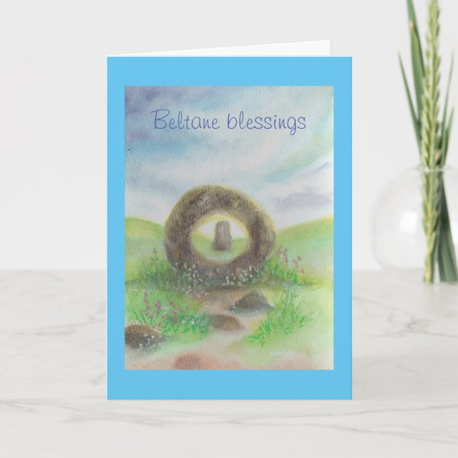 Beltane blessings card (Front)
