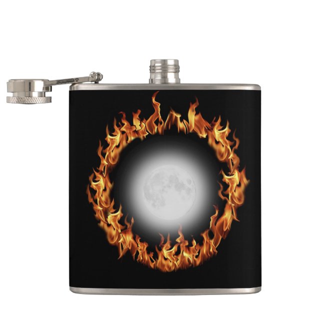 Beltane Fire and Full Moon Flask (Opened)