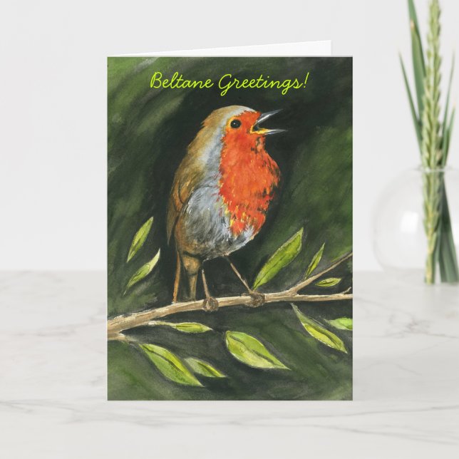 "Beltane Greetings" Card (Front)