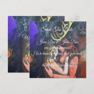 Beltane handfasting invitation