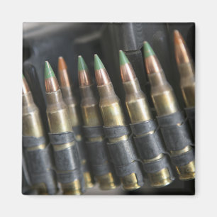 Belted bullets for an M-249 squad automatic wea Magnet