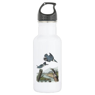 Belted Kingfisher by Audubon 532 Ml Water Bottle