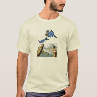 Belted Kingfisher John Audubon Birds of America T-Shirt