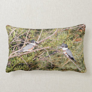 Belted Kingfisher Lumbar Cushion