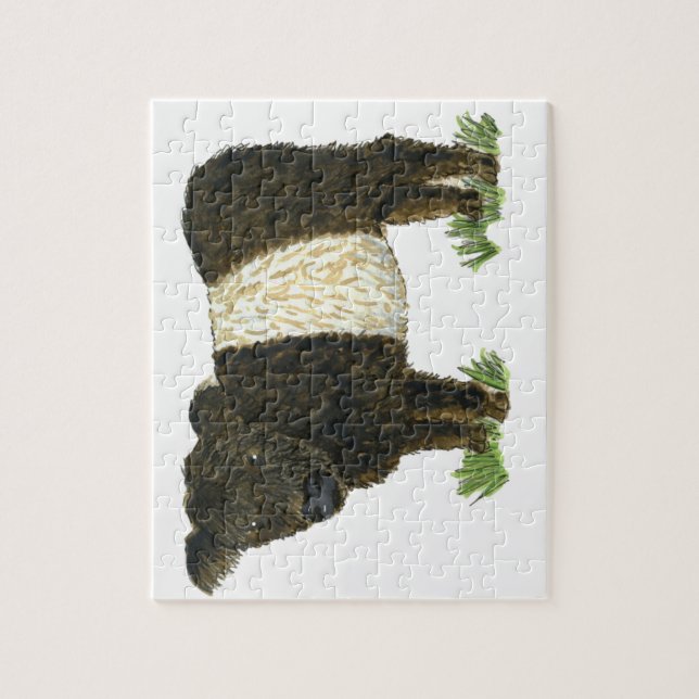 'Beltie' Belted Galloway Jigsaw Puzzle (Vertical)