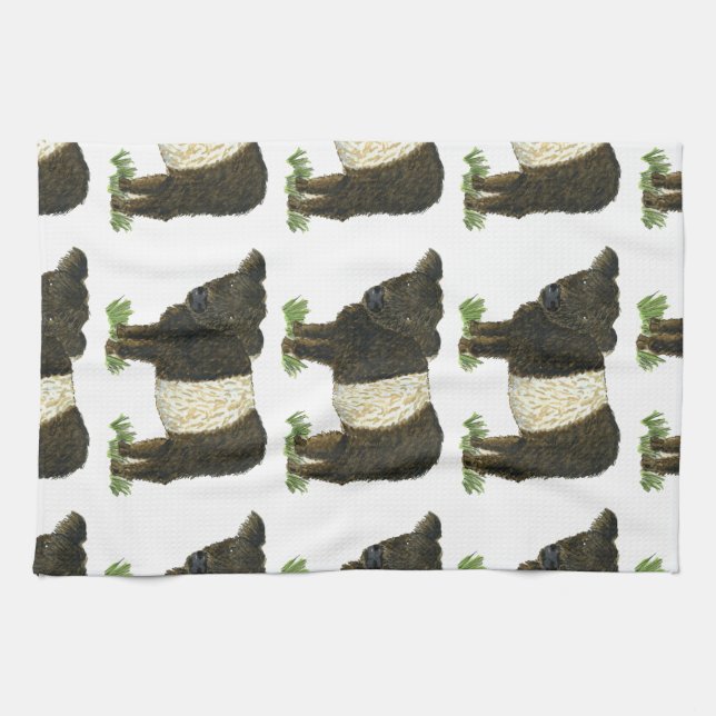 'Beltie' Belted Galloway Tea Towel (Horizontal)