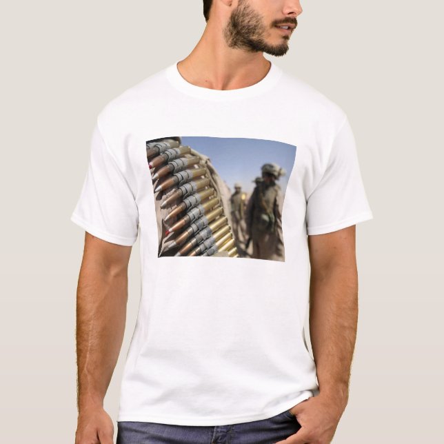Belts of 50-calibre ammunition T-Shirt (Front)