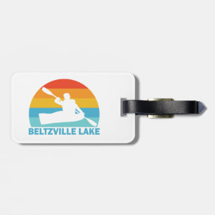 Beltzville Lake Pennsylvania Kayak Luggage Tag