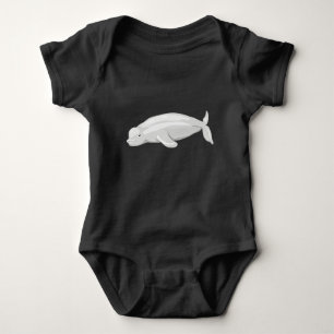 Beluga Baby Bodysuit