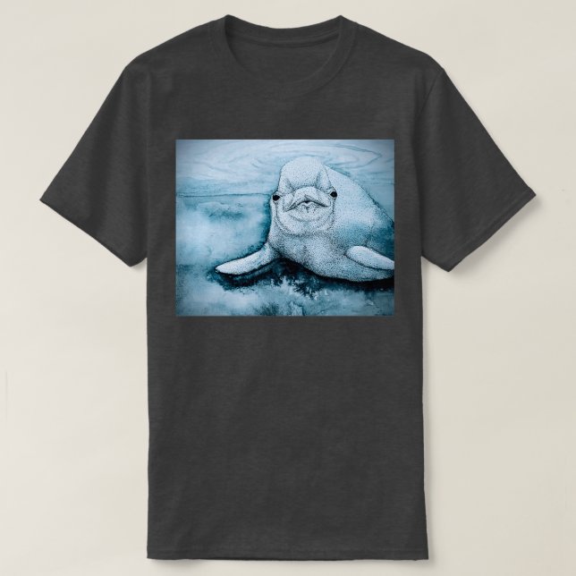 Beluga or Space Guild Navigator T-Shirt (Design Front)