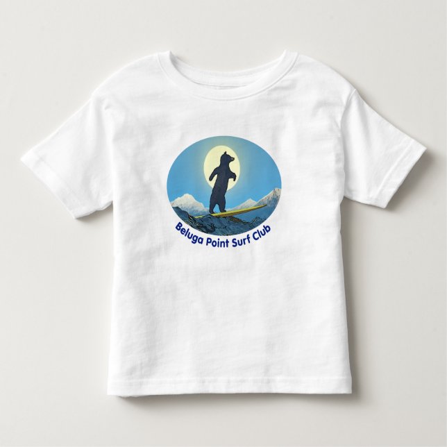 Beluga Point Surf Club Toddler T-Shirt (Front)
