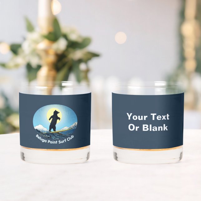 Beluga Point Surf Club Whiskey Glass (Insitu (Wedding))