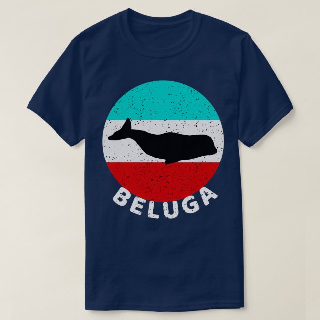 Beluga Whale 11 T-Shirt (Design Front)