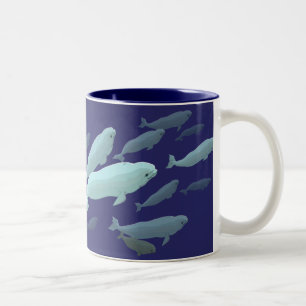 Beluga Whale Art Mug Marinelife Coffee Cup