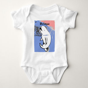Beluga Whale Baby Bodysuit