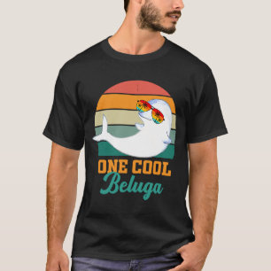 Beluga Whale for Women Kids Men World Whale Day T-Shirt