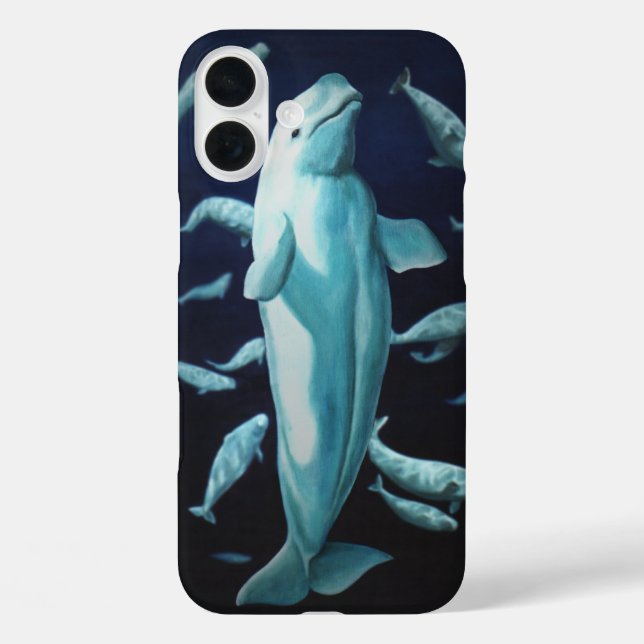 Beluga Whale iPhone Cases Whale Smartphone Cases (Back)