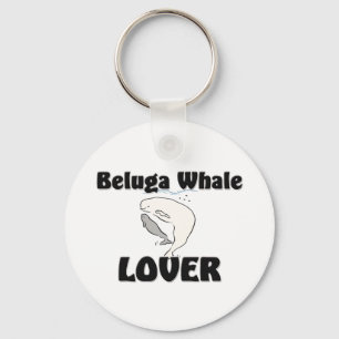 Beluga Whale Lover Key Ring