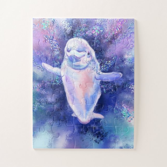 Beluga Whale Puzzle (Vertical)