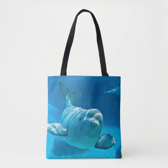Beluga Whale Tote Bag (Front)