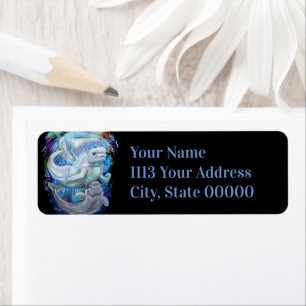 Beluga Whales  Return Address Label