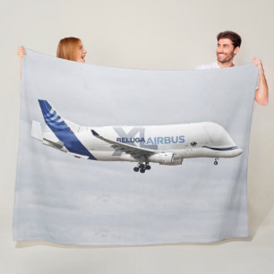 BELUGIA AIRPLANE FLEECE BLANKET