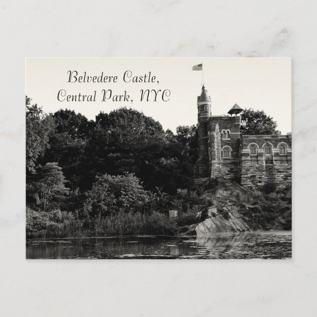 Belvedere Castle, Central Park NYC Postcard (Front)