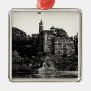 Belvedere Castle in Central Park, NYC Metal Tree Decoration