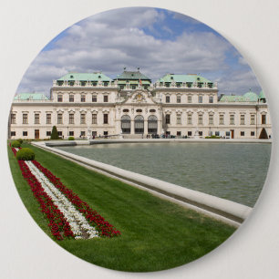 Belvedere Castle, Vienna Austria 6 Cm Round Badge