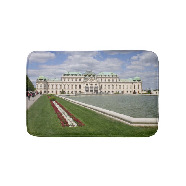 Belvedere Castle, Vienna Austria Bath Mat (Front)