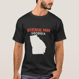 Belvedere Park Georgia USA State America Travel Ge T-Shirt