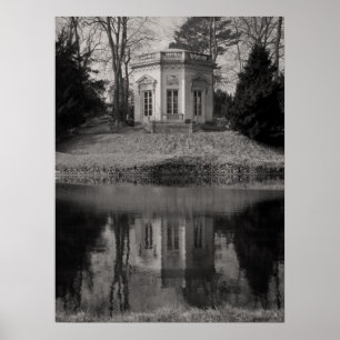 Belvedere Teahouse in Black & White Poster