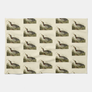 Bemaculated (Brewer's) Duck, Audubon Birds America Tea Towel