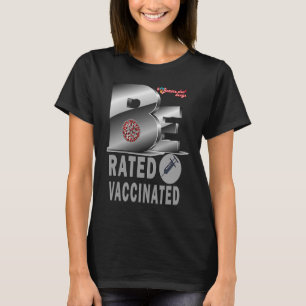 Bemore Plus Designs Be Rated Vaccinated teaseteeto T-Shirt