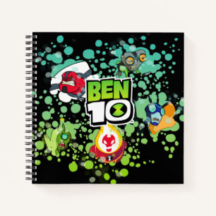 Ben 10 Alien Forms Bubble Graphic Notebook