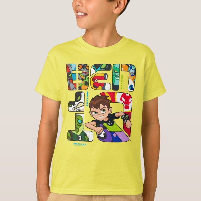 Ben 10 Alien Logo T-Shirt (Front)