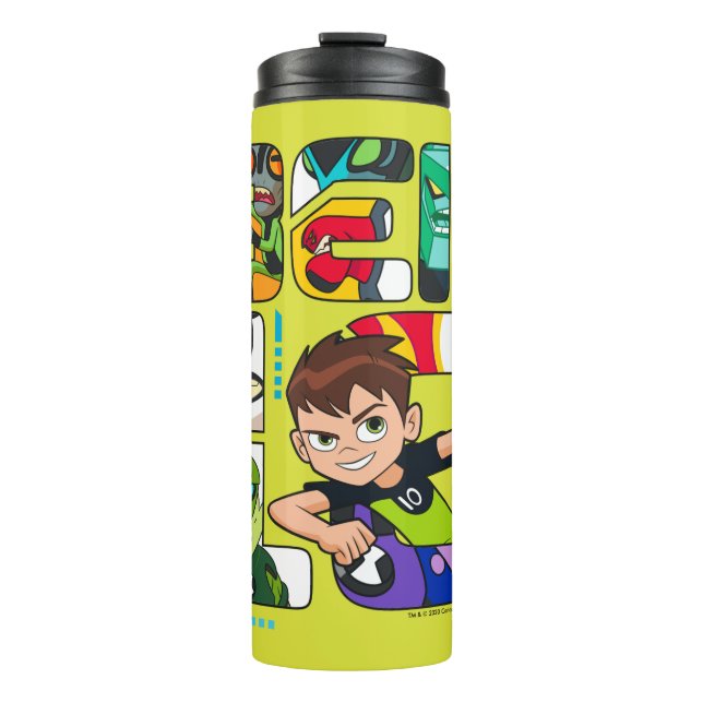 Ben 10 Alien Logo Thermal Tumbler (Front)